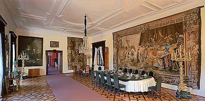 Český Krumlov Castle, Baroque dining room 