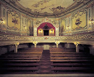 Hlediště zámeckého divadla v Českém Krumlově, 1999, foto: Věroslav Škrabánek 