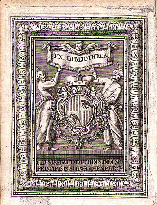 Schwarzenberské ex libris z roku 1490