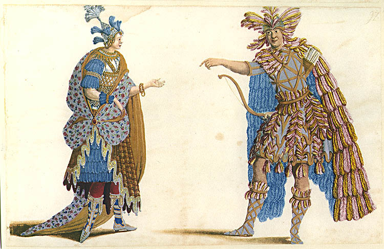 Costume design by L. O. Burnacini
