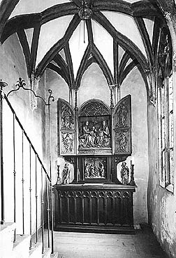 Kaple sv. Jiří a Kateřiny na zámku Český Krumlov (2. polovina 14. století) 