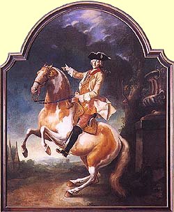 Joseph Adam zu Schwarzenberg, equestrian portrait 