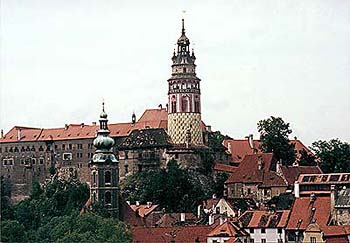 Schlossturm in Český Krumlov 