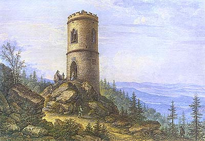 Vyhlídková věž na Kleti, Ferdinand Runk, po roce 1825 