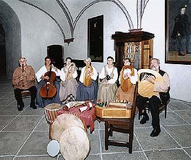 Státní hrad a zámek Český Krumlov, Renesanční hala, koncert, 1999, foto: Ladislav Pouzar 