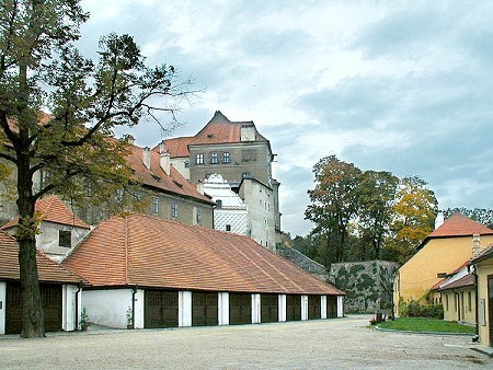 Schloss Český Krumlov - Kutschenräume, 2000, Foto: Pavel Slavko 
