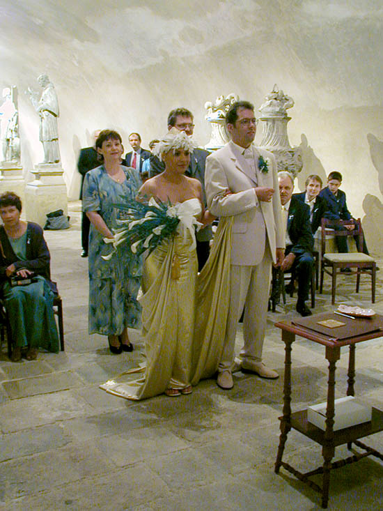 Staatliche Burg und Schloss Český Krumlov,  Hochzeit, 2001, Foto: Zdena Flašková