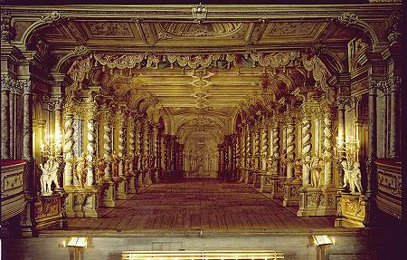 Stage of Český Krumlov Castle Theatre 