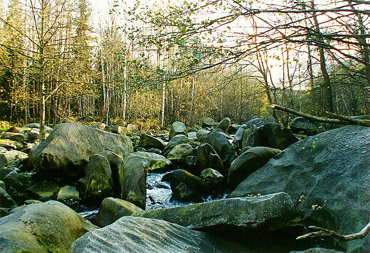 Rock Formations Čertova stěna and Luč