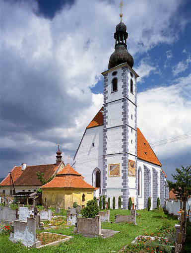 Poutní kostel v Kájově